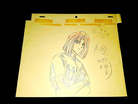 You're Under Arrest - Diverting Traffic at the Beach Special: Natsumi Tsujimoto animation genga