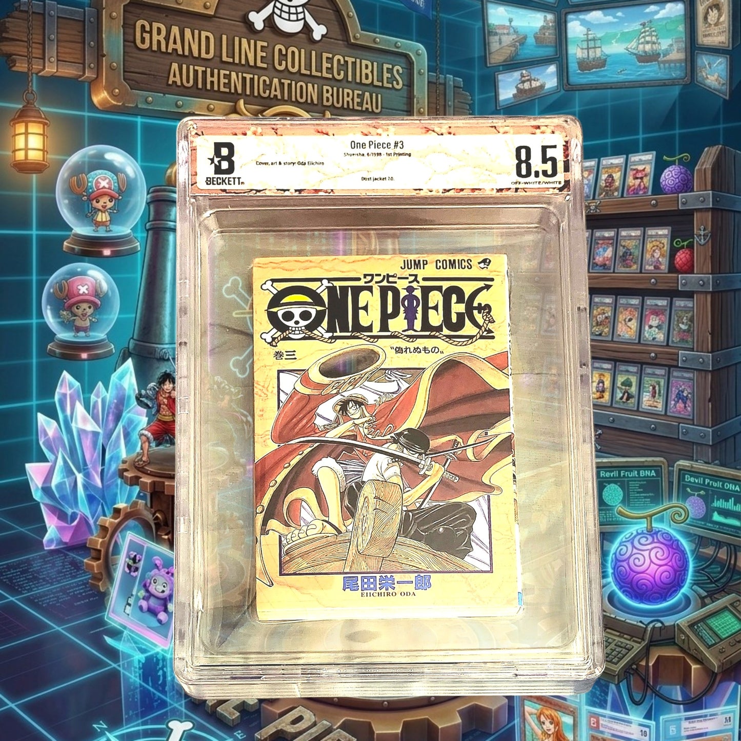 BGS 8.5 - One Piece manga Volume 03
