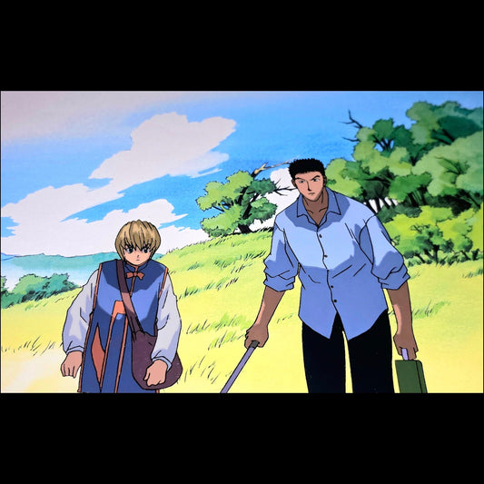 Hunter X Hunter: Kurapika & Leorio animation Cel + background