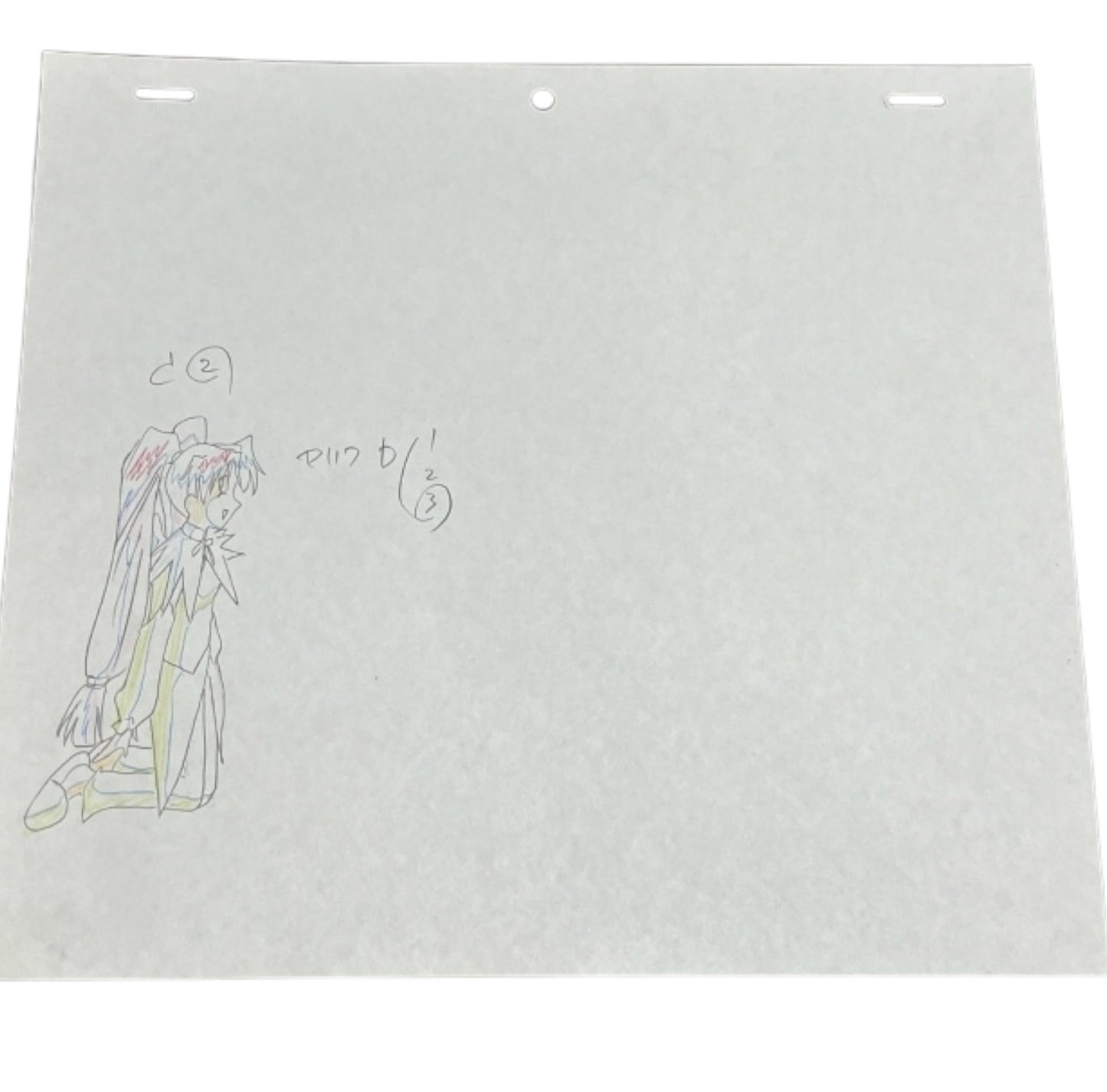 Happy☆Lesson: Group shot animation genga + douga 25 pc lot