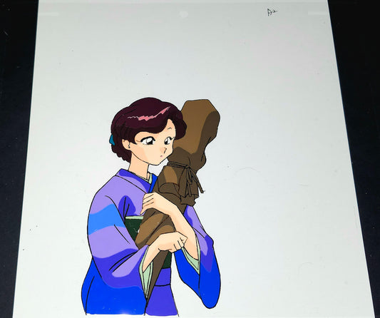 Ranma 1/2: Ranma's mother animation cel 2 pc Rumiko Takahashi