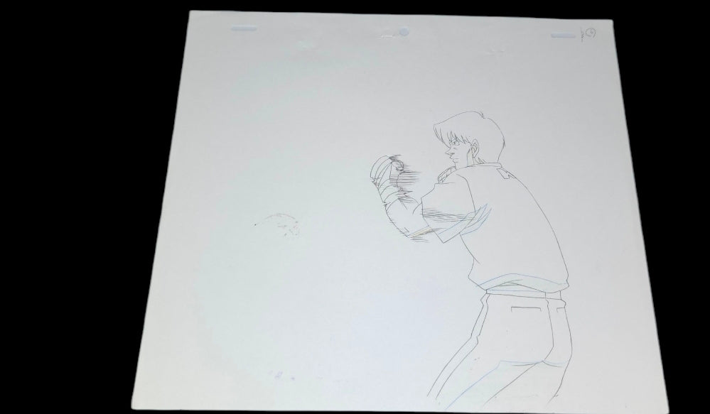 Hajime no Ippo: Masaru Aoki & Tatsuya Kimura animation cel 3 pc