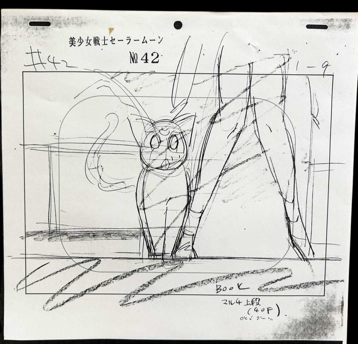 Sailor Moon: Luna animation genga
