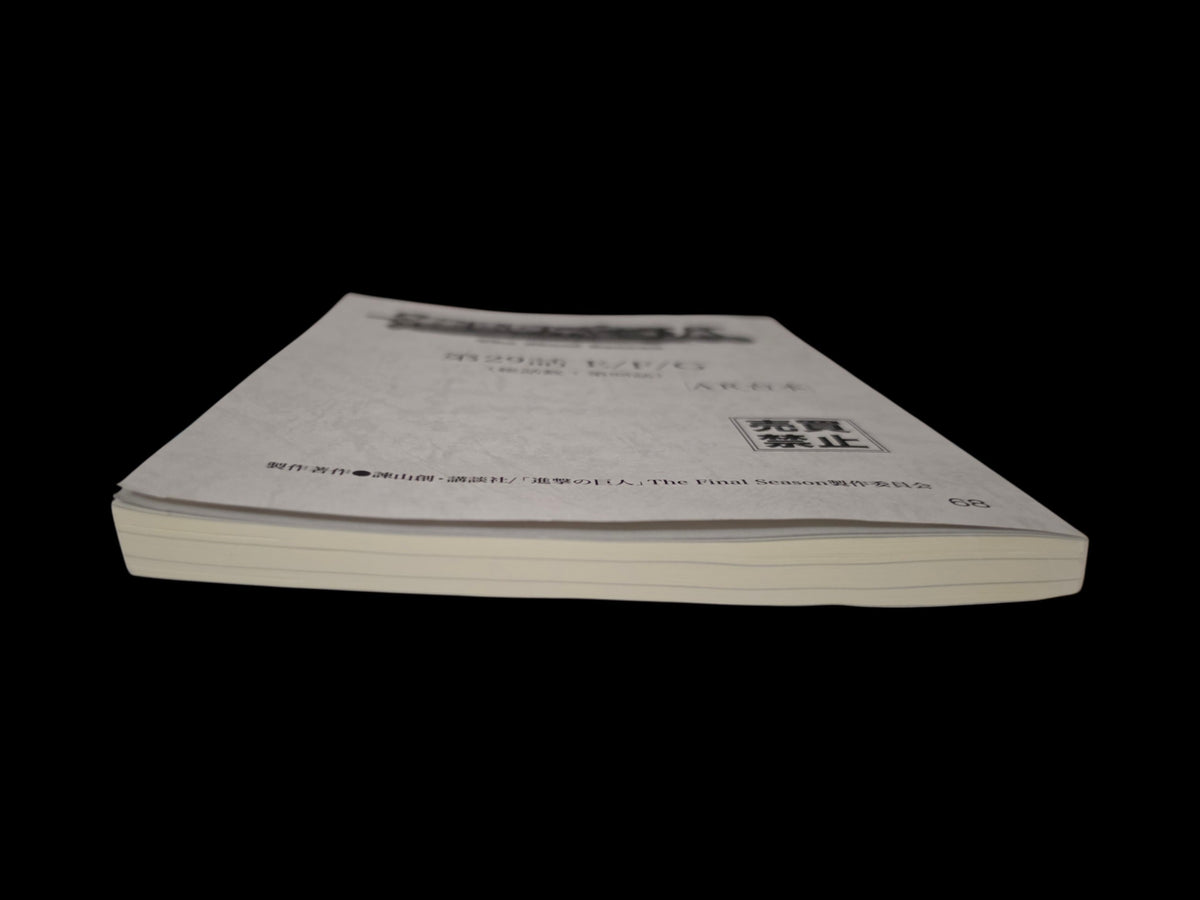 Attack on Titan The Final Season: Script #29 or #88 (out of 89) over all