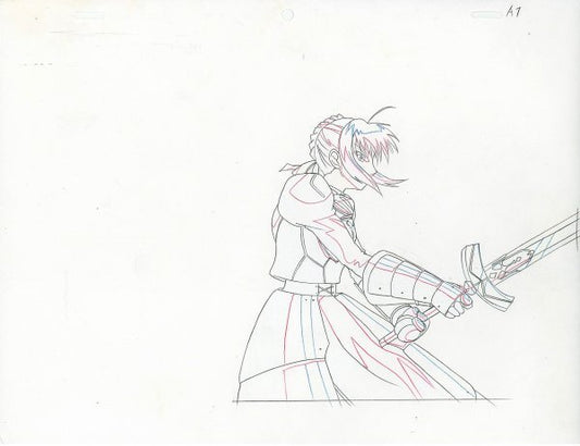 Fate/Stay Night: Saber animation douga