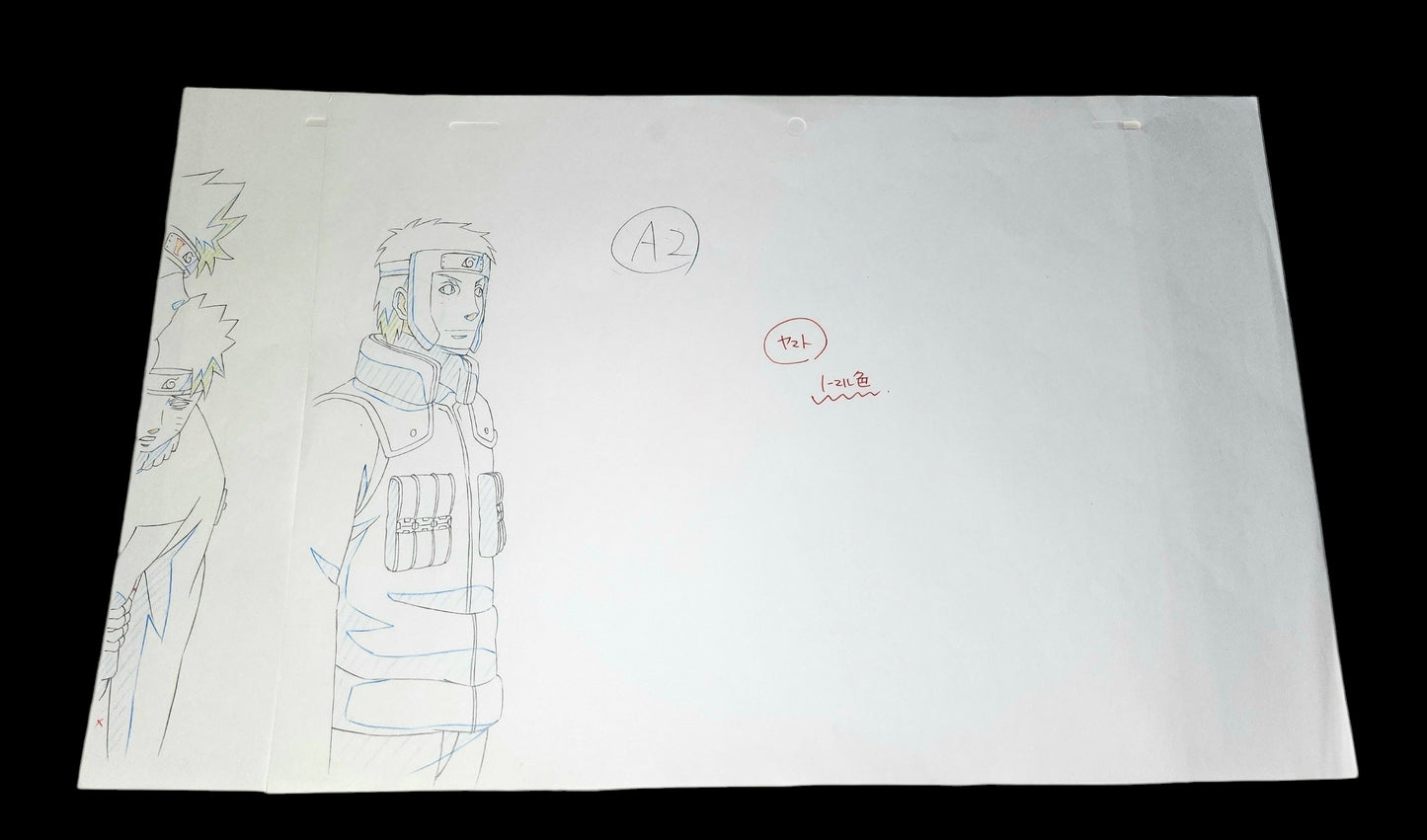 Naruto Shippuden: Yamato + Kakashi + Naruto animation 2 pc genga