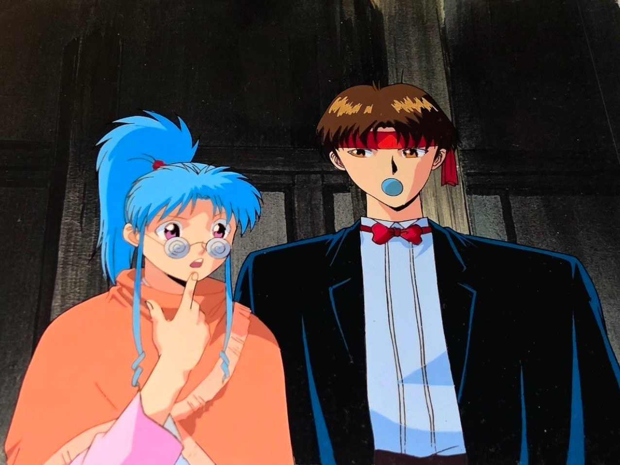 Yu Yu Hakusho: Botan & Koenma animation cel  Yoshihiro Togashi