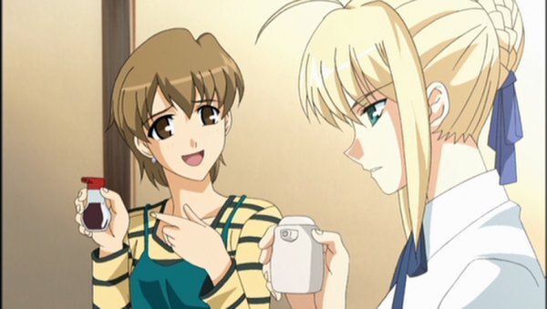 Fate/Stay Night: Saber + Taiga Fujimura animation genga set of 5