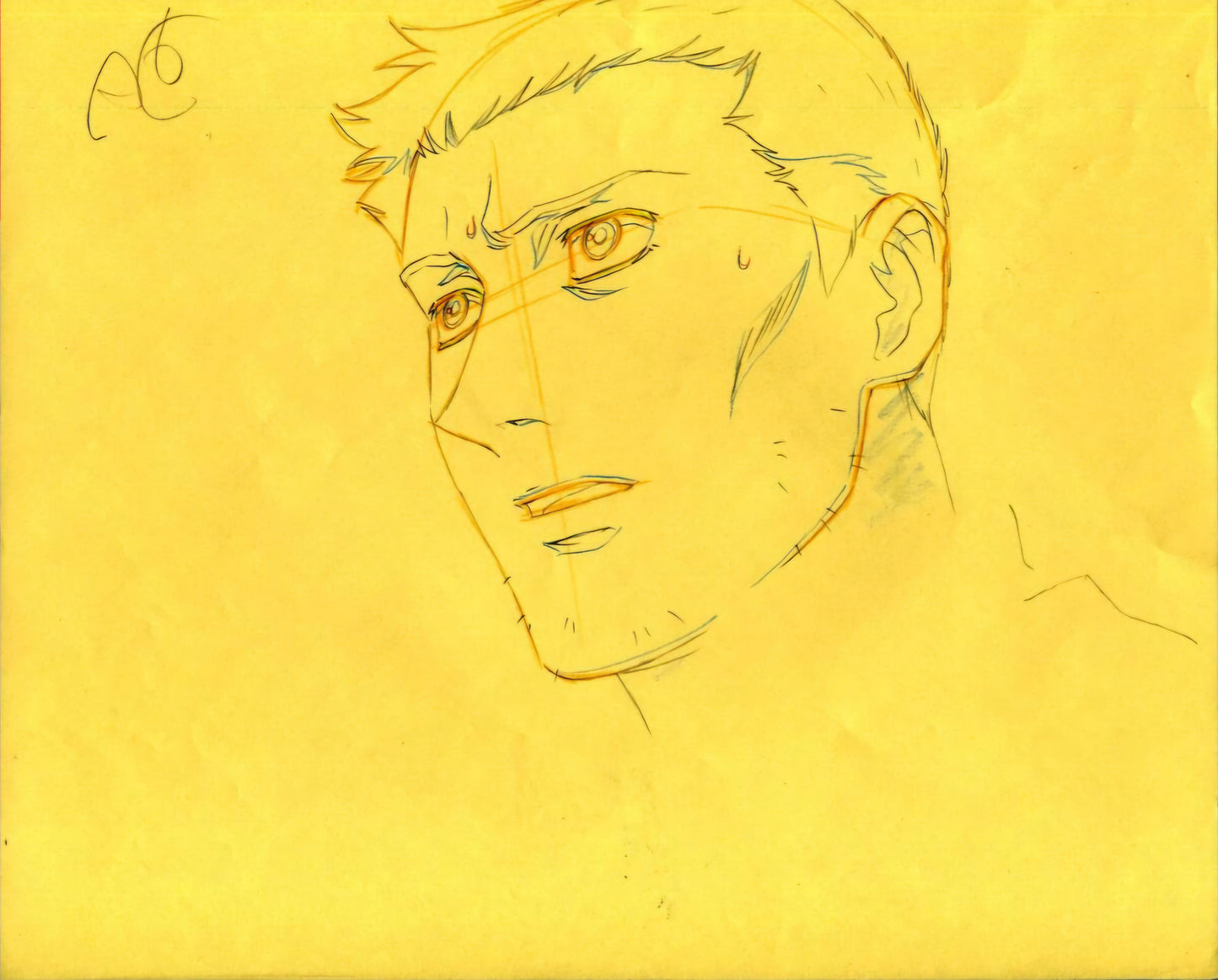Wolf's Rain OVA: Hubb Lebowski key animation correction Genga