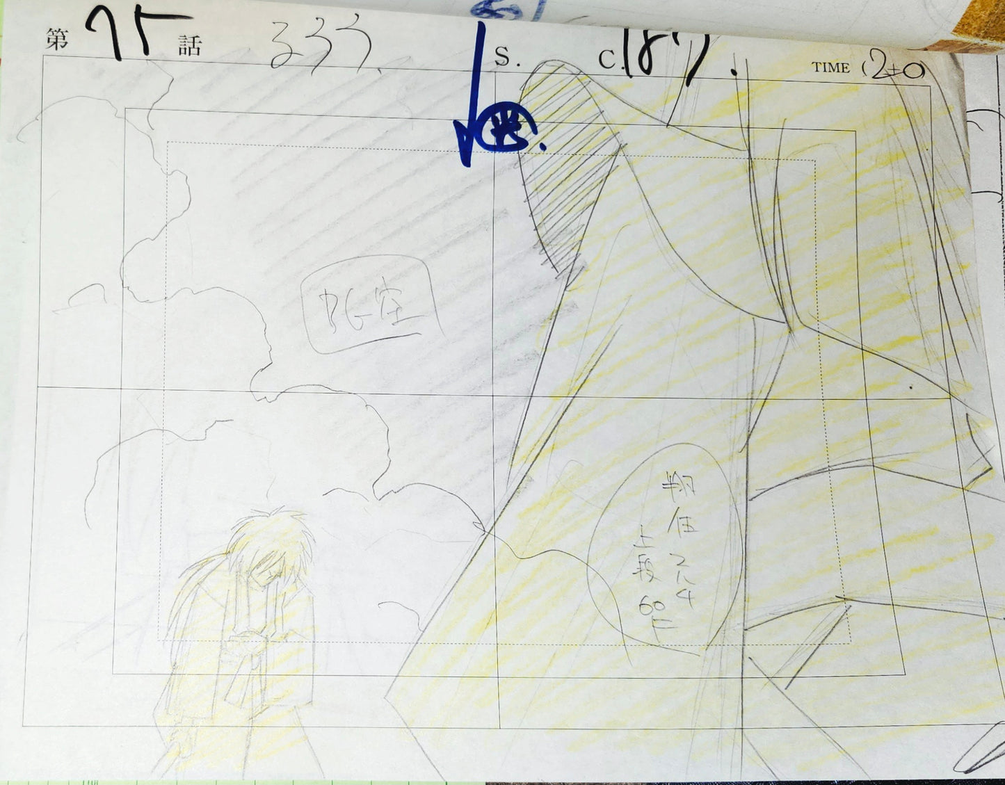 Rurouni Kenshin: Amakusa Shougo + Kenshin 2 animation layouts