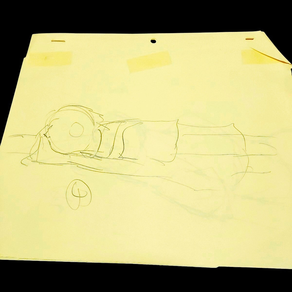 GTO Great Teacher Onizuka: Yoshikawa saving Uehara Animation genga set w timesheets
