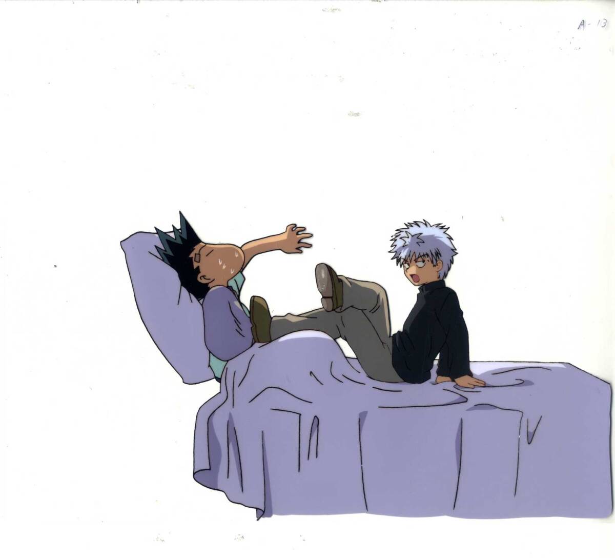 Hunter x Hunter: Gon and Killua (Snoopy face) animation cel