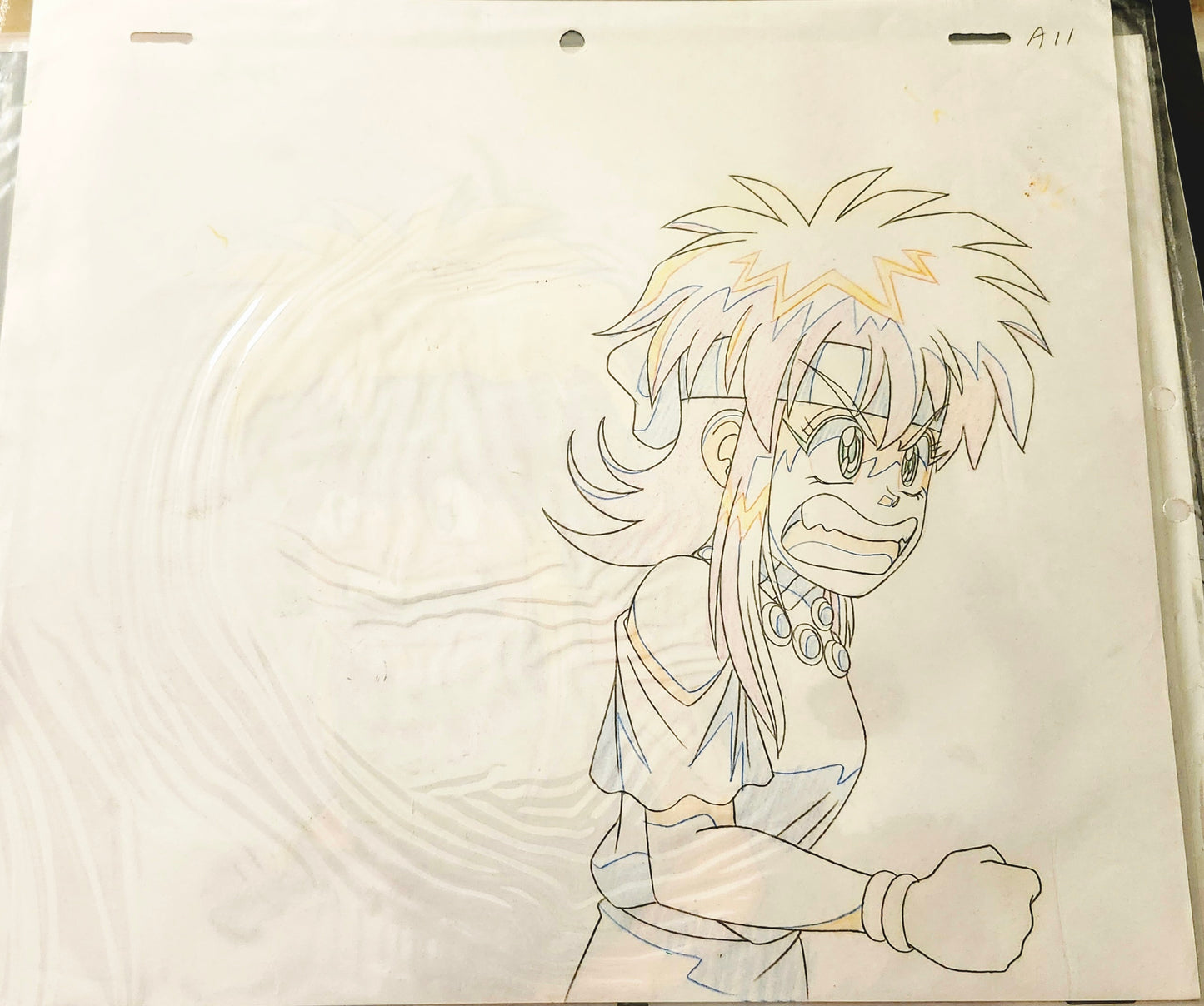 Gokudo animation cel + douga