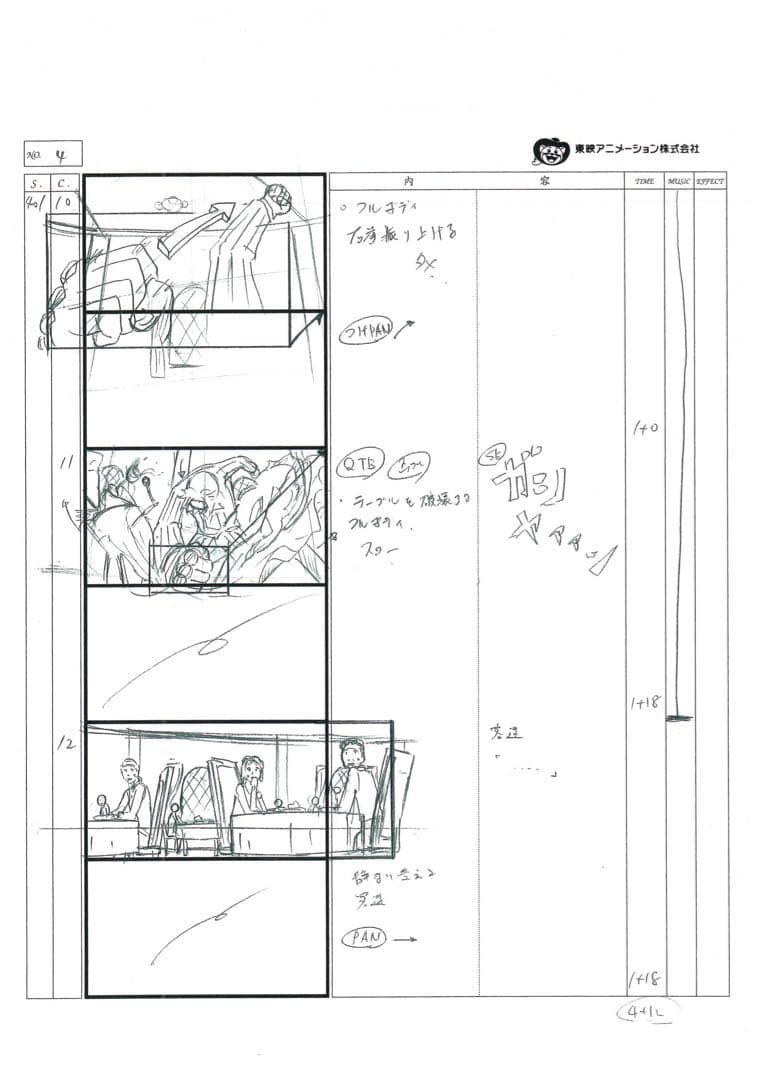 One Piece: Episode of East Blue storyboard