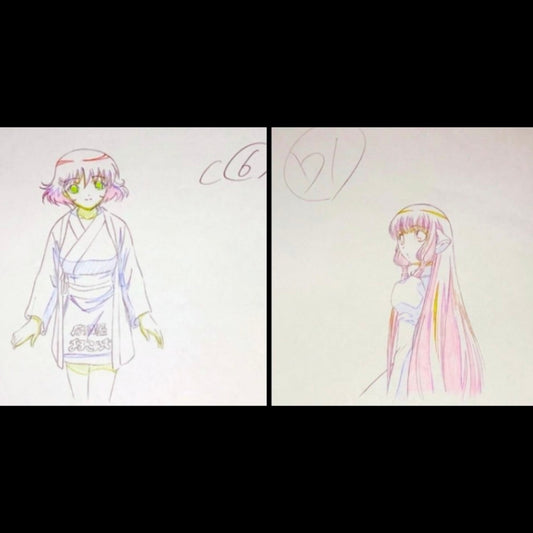 Chobits: Chi + Yumi Oumura + Hideki Motosuwa animation genga lot