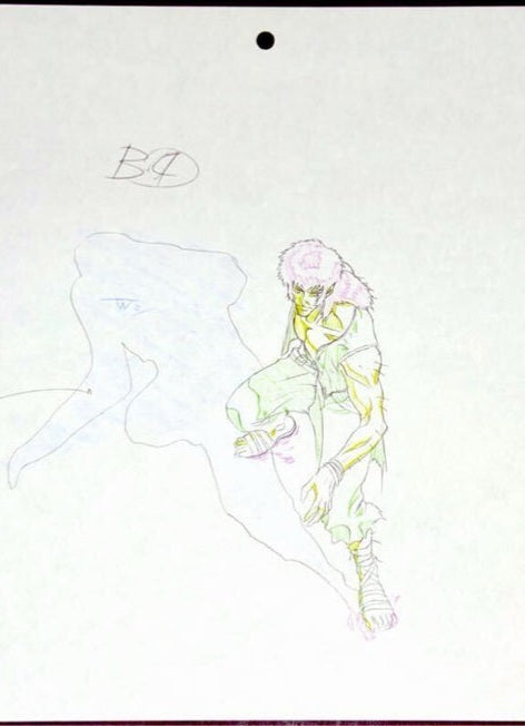 Vampire Hunter D Bloodlust: Mashira Animation Genga