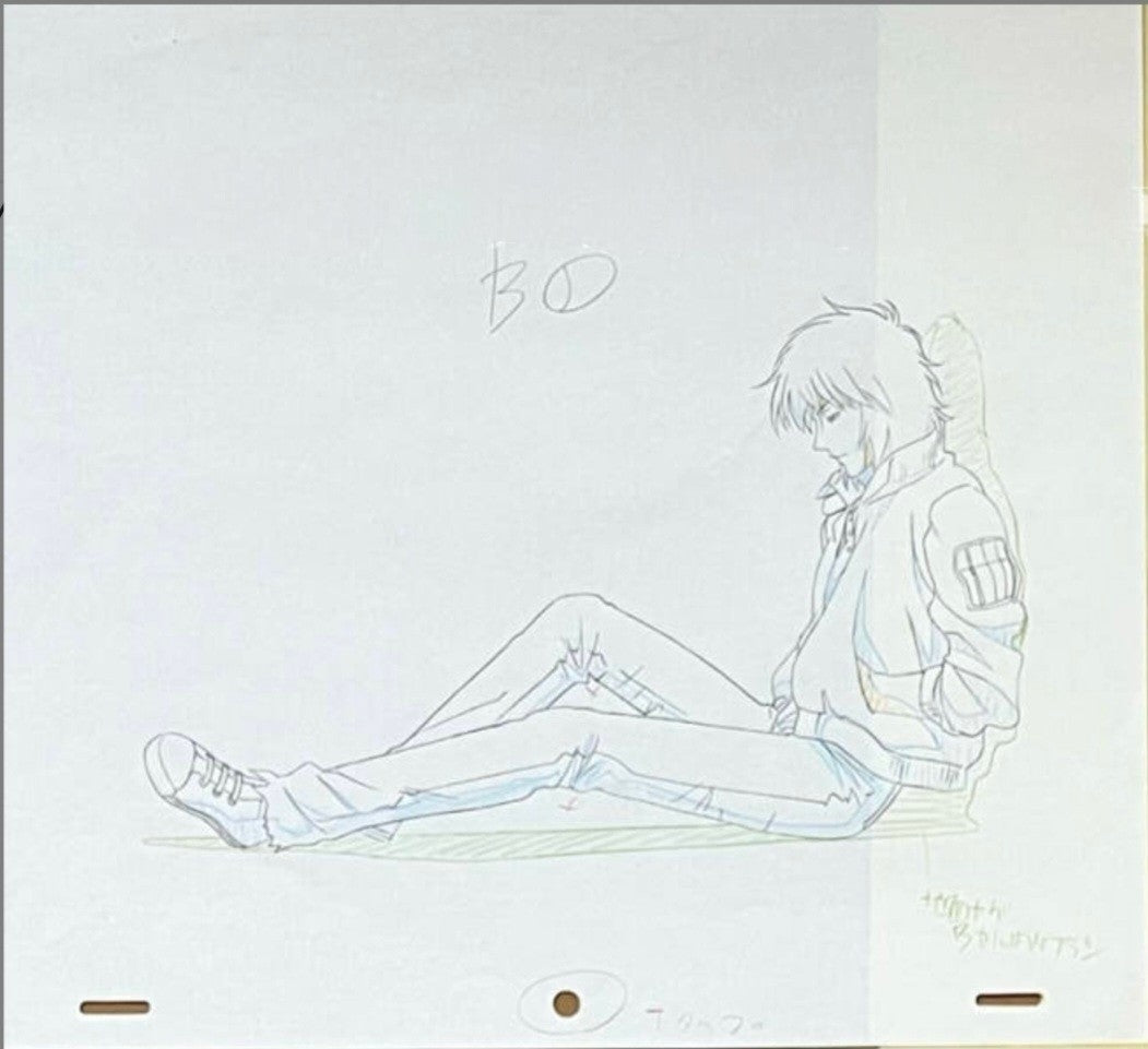 Wolf's Rain: Kiba animation genga