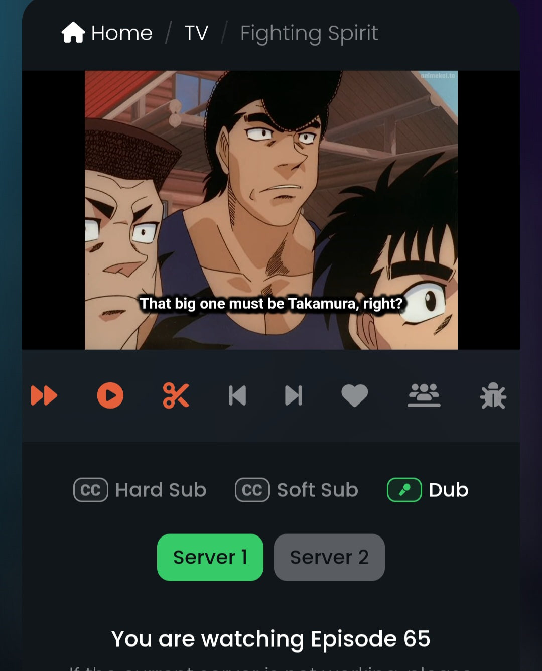 Hajime no Ippo: Mamoru Takamura animation genga