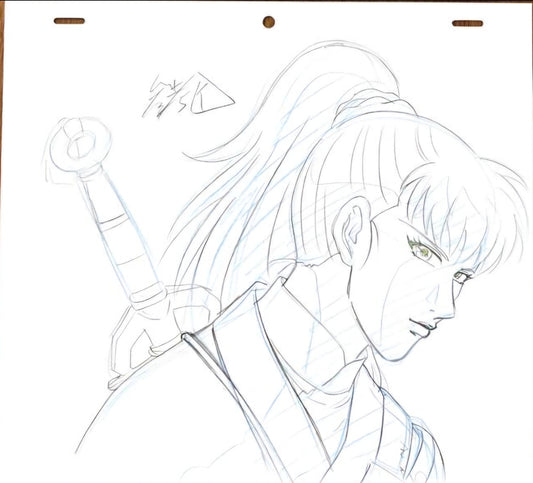 The Twelve Kingdoms Youko Nakajima animation genga #2
