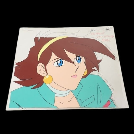 Mobile Fighter G Gundam: Rain Mikamura animation cel + douga