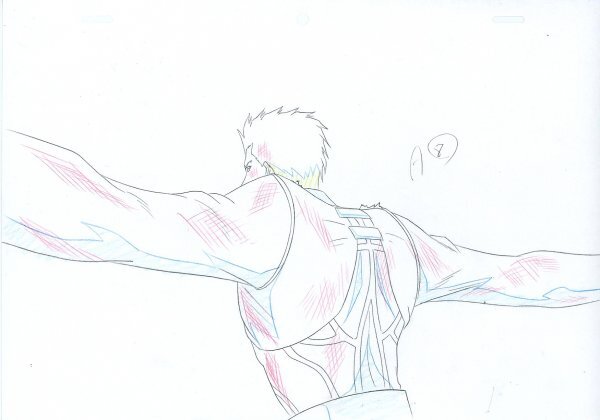 Fate/Stay Night: Archer animation genga set of 3