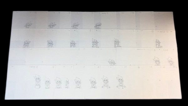 Beyblade VForce: Takao
Kinomiya (Tyson) and Max Mizuhara animation genga/douga huge lot
