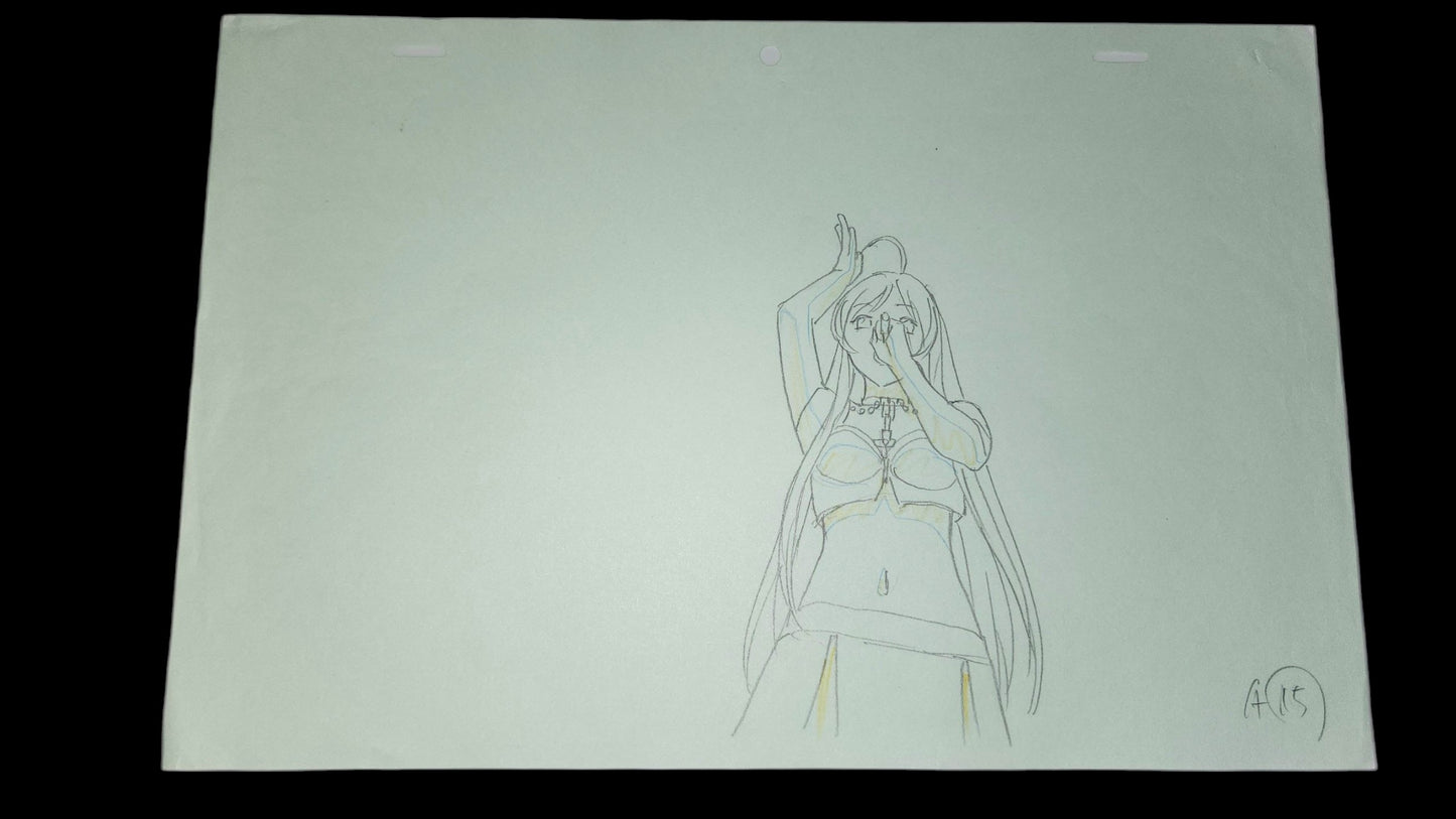 Rosario + Vampire: Opening Moka Akashiya animation OP genga 16 pc lot