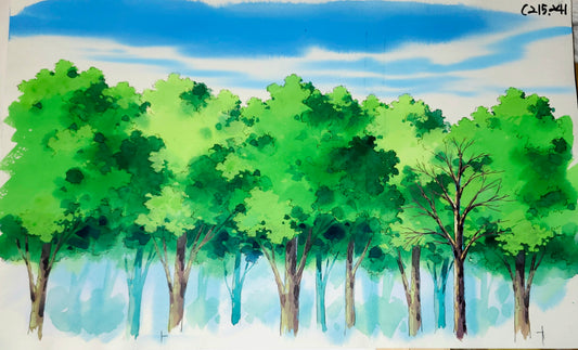 Dr. Rin! background +layout pan + envelope/timesheet