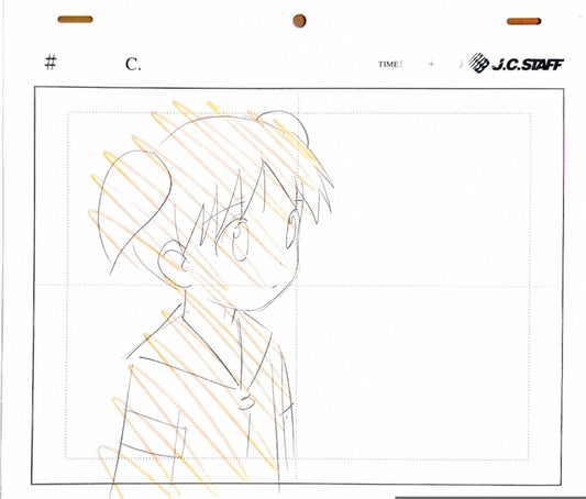Azumanga Daioh: Chiyo animation layout genga