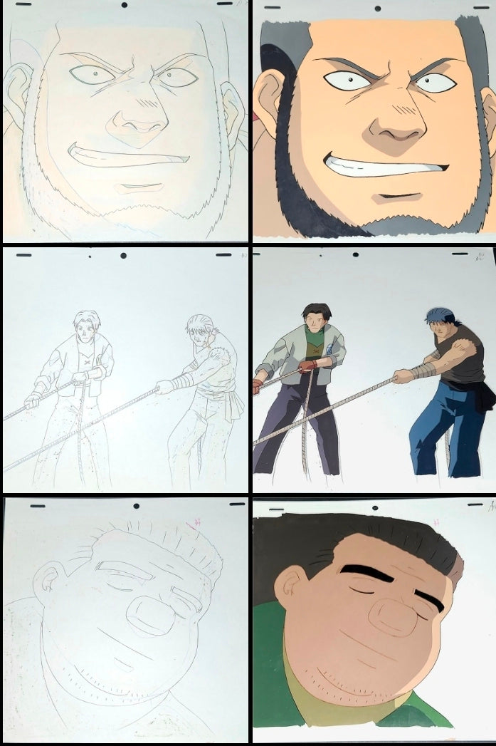 Hunter X Hunter: Tonpa + Hunters animation Cel 6 pc