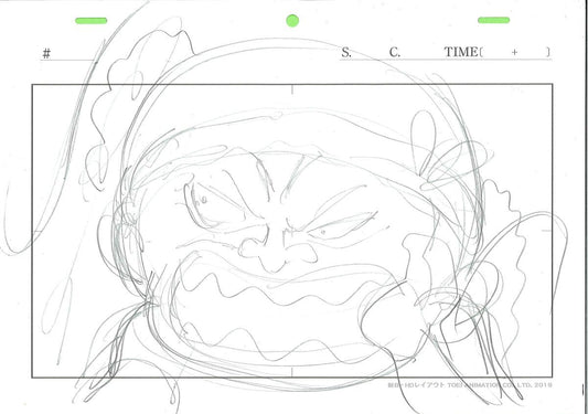 One Piece: Minatomo the carpenter animation genga