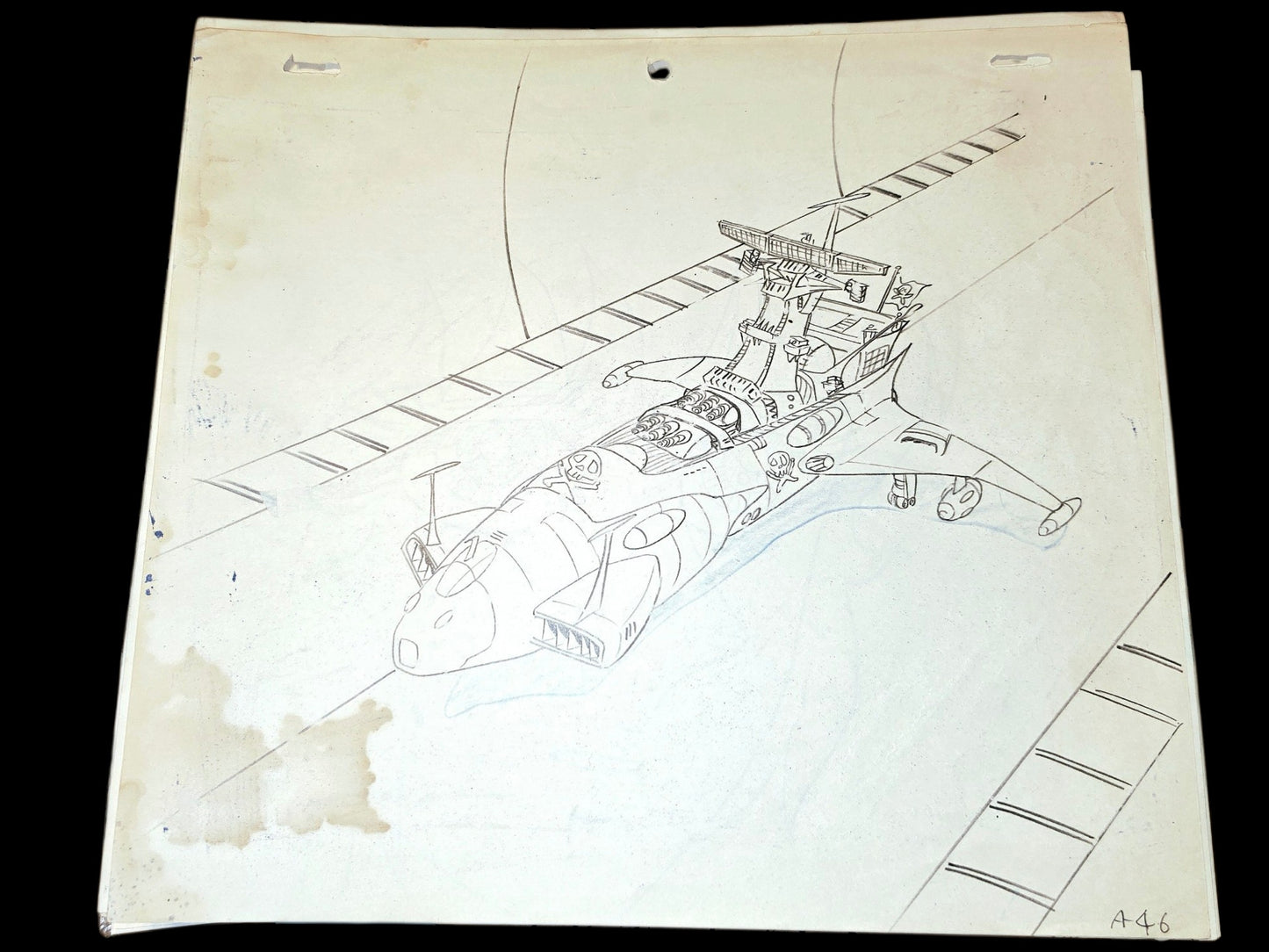 Captain Harlock: Arcadia ship animation douga