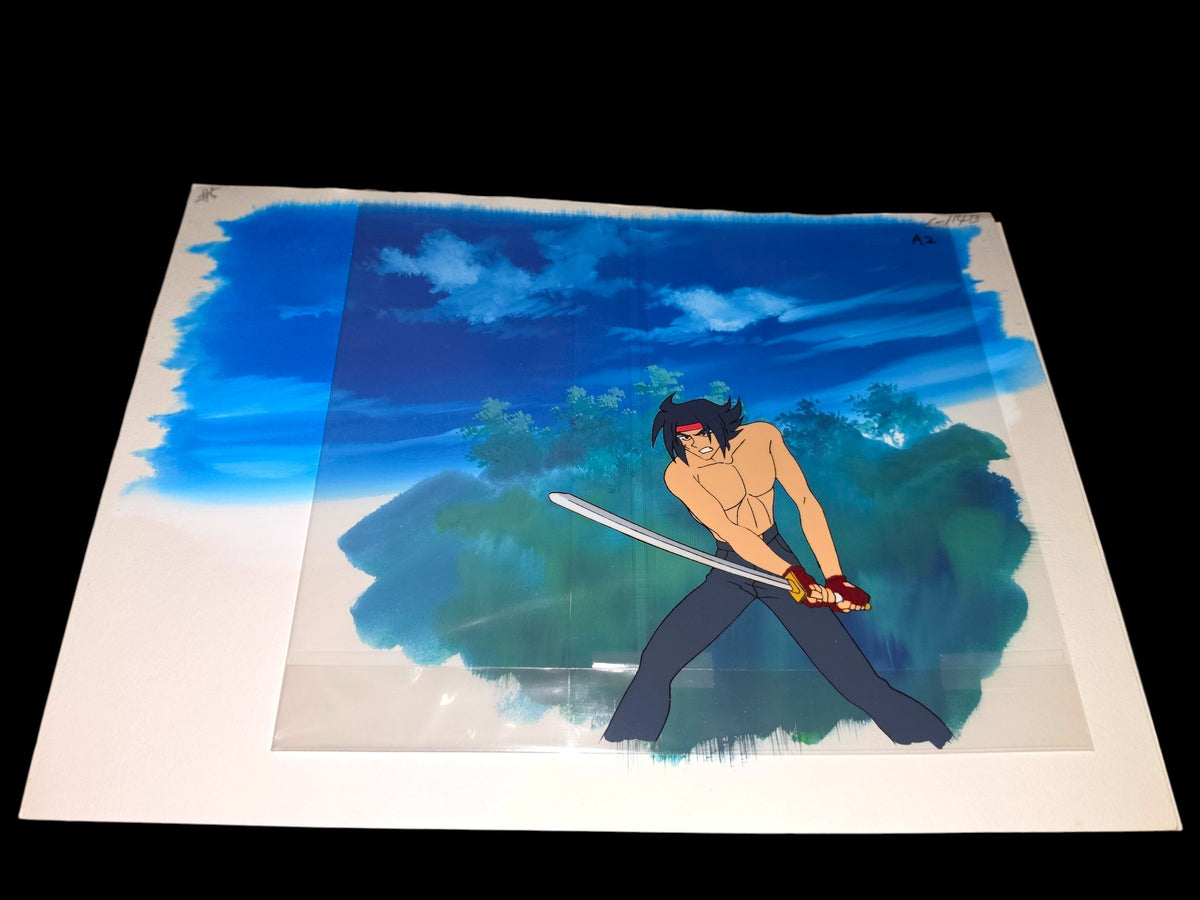 Mobile Fighter G Gundam: Domon Kasshu animation cel