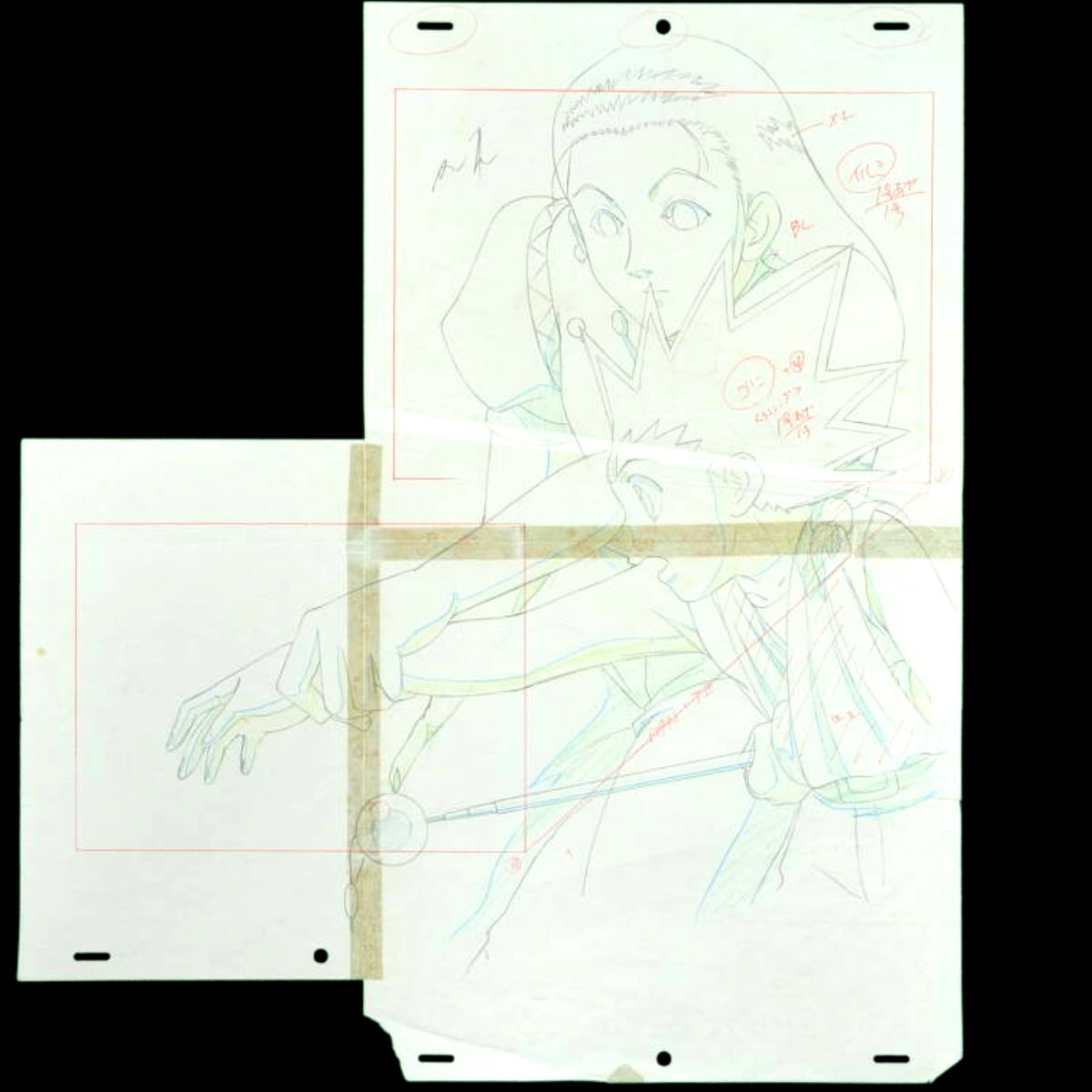 Hunter x Hunter: Illumi Zoldyck + Gon animation genga Pan