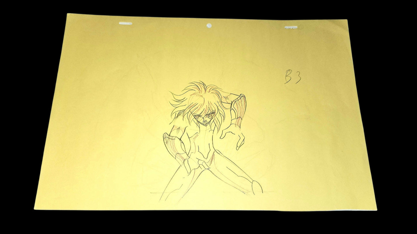 Saint Seiya: The Heaven Chapter - Overture- Shun + Theseus animation genga + douga 26 pc set