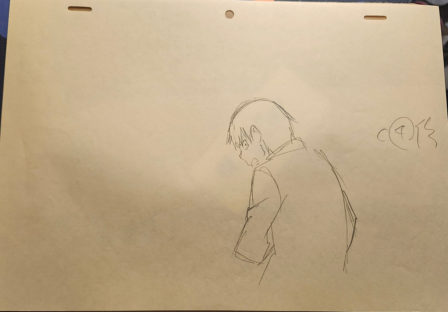 Toradora: Taiga and Ryuji Takasu 2 pc rough animation genga # 3