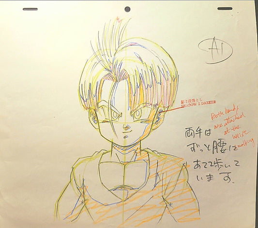 Dragonball z: Trunks Animation genga #5