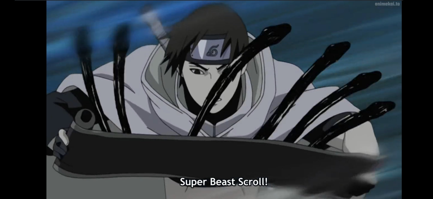 Naruto Shippuden script #370 ep #150 original studio script