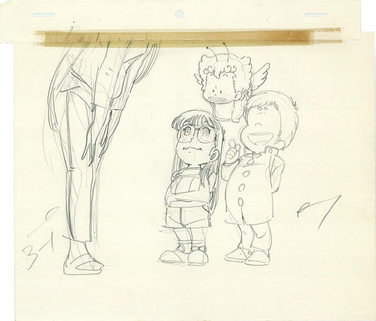 Summer vacation popular anime festival special: The whole Arale-chan family appears!! Who is the Queen Millennia?! 2 pc Genga #3