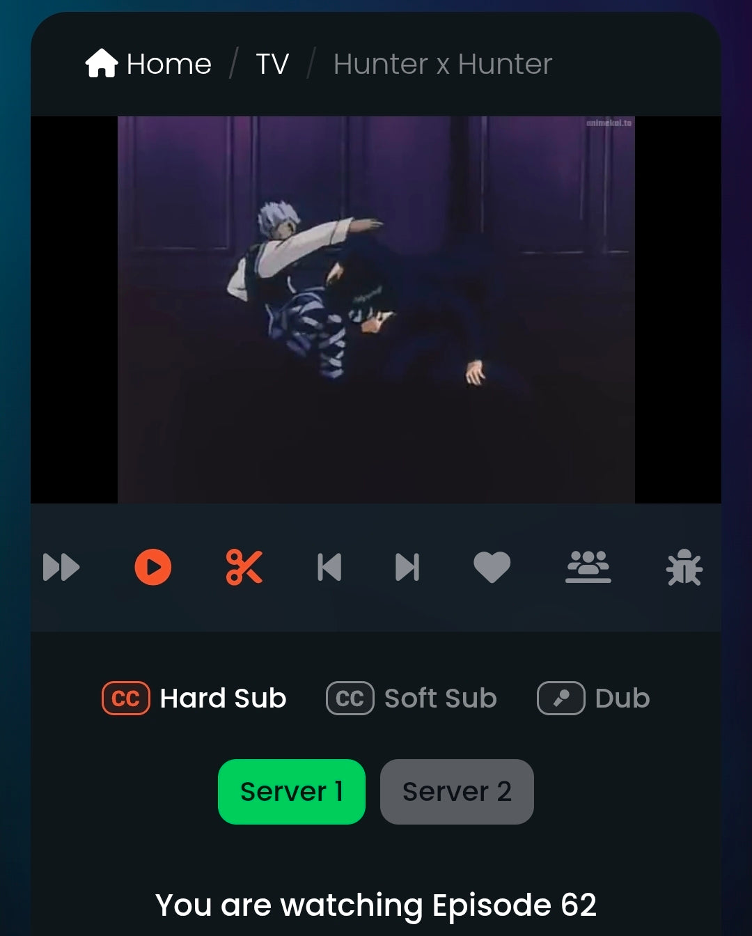 Hunter x Hunter: Xeno vs Chrollo animation cel