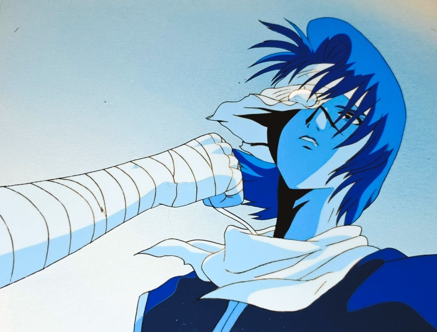 Yu Yu Hakusho: Mukuro vs Hiei animation cel  Yoshihiro Togashi