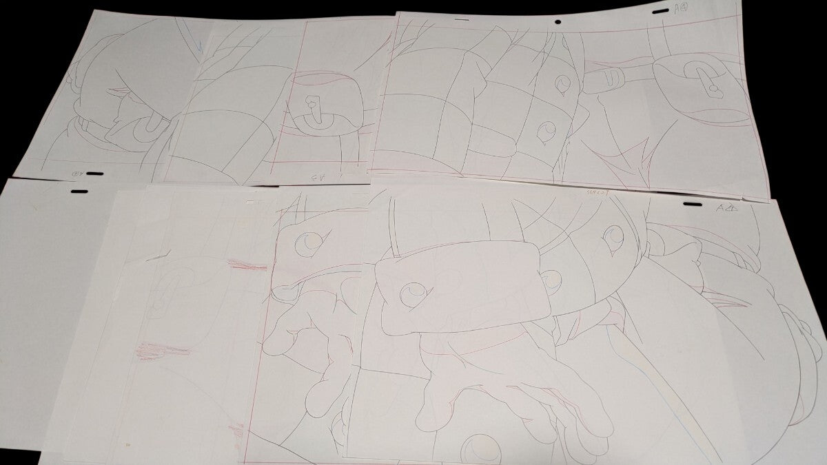 Metropolis: animation genga/douga/layout HUGE lot of unique items