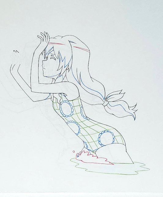Toradora: Taiga swimsuit animation douga