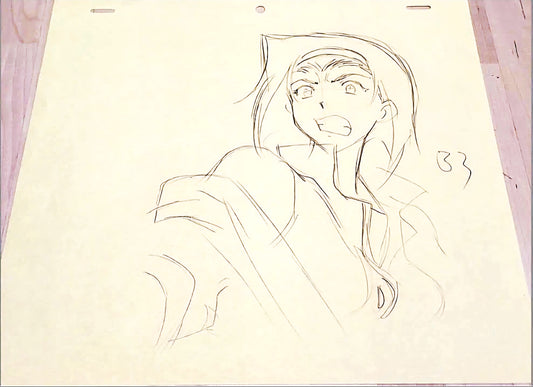 Cowboy Bebop: Faye Valentine hand drawn genga 2 piece