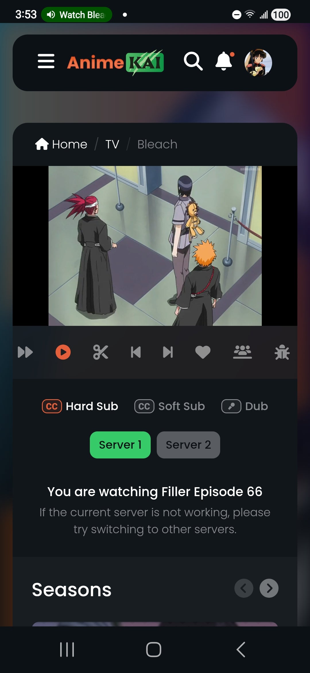 Bleach Ichigo+ Uryu + Kon + Renji animation douga 26 piece