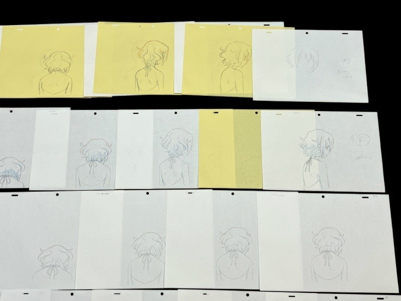 El Cazador de la Bruja (The Hunter of the Witch):  ED Ellis genga + douga + layout lg lot