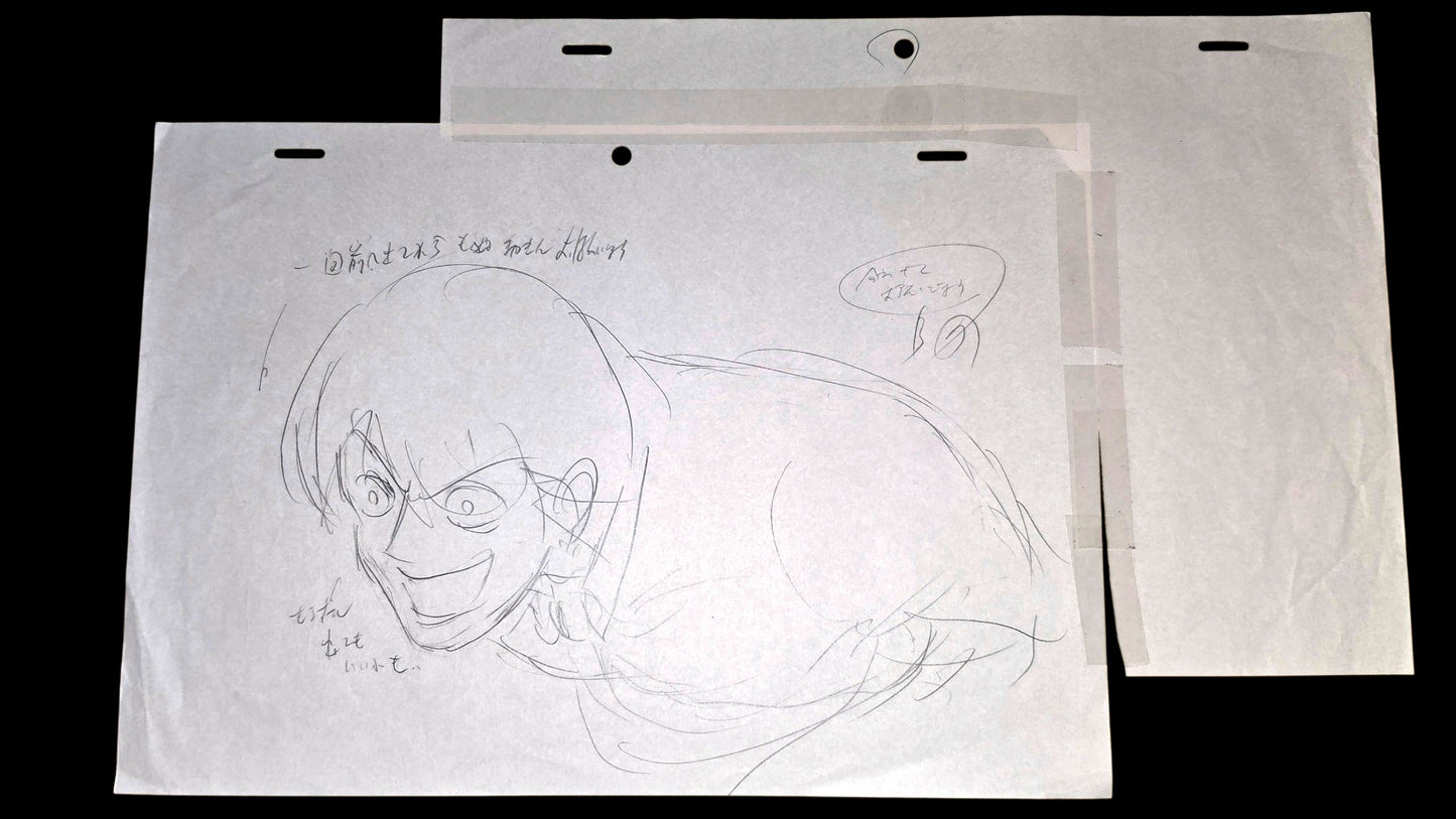 Tokyo Ghoul: Tsukiyama vs Touka animation genga season 1 ep 6