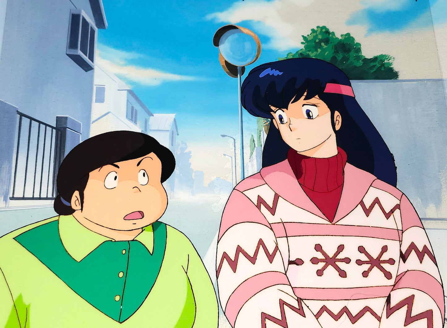 Maison Ikkoku: Kyoko Otonashi + Hanae Ichinose animation Cel Rumiko Takahashi