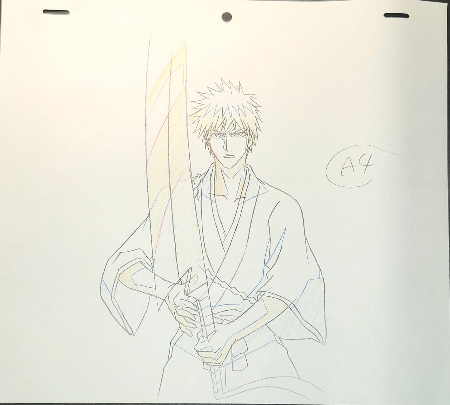 Bleach Ichigo animation genga 8 piece