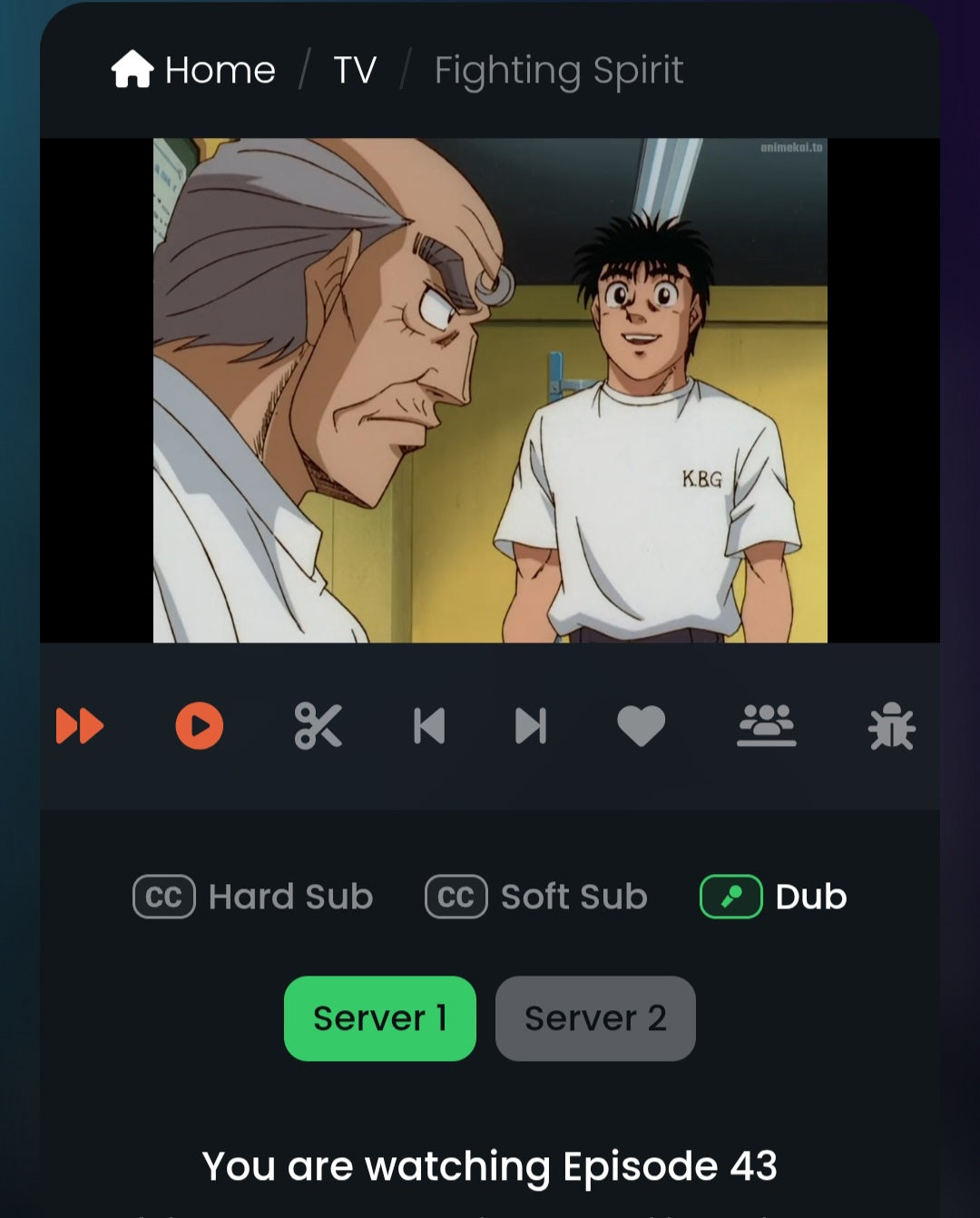 Hajime no Ippo: Ippo animation genga 2 pc